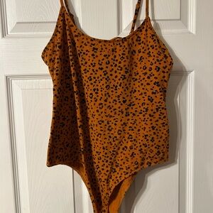 Wild Fable Leopard Print Bodysuit